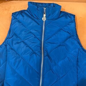 Michael Kors Teal Quilted Vest